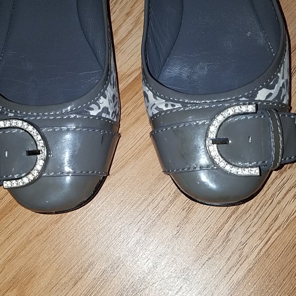 Coach Remmi flats animal print size 5.5 - Picture 2 of 5